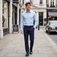 Plain Light Blue Shirt : Business