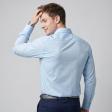Plain Light Blue Shirt : Business