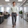 Checks Green Shirt : Business