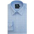 Checks Blue Shirt : Business