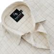 Checks Cream Shirt : Business