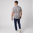 Print Blue Shirt : Party