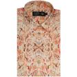 Print Orange Shirt : Party