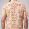 Print Orange Shirt : Party