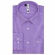 Stripes Purple Shirt : Slim