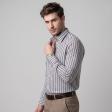 Stripes Gray Shirt : Slim
