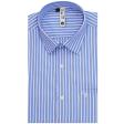 Stripes Blue Shirt : Slim