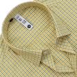 Checks Lemon Shirt : Slim