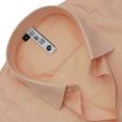Self Design Peach Shirt : Slim