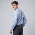 Self Design Blue Shirt : Slim