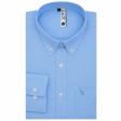 Plain Aqua Blue Shirt : Slim