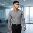 Plain Gray Shirt : Slim