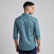 Print Blue Shirt : Ditto
