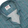 Print Blue Shirt : Ditto