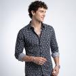 Print Navy Blue Shirt : Ditto