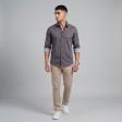 Print Brown Shirt : Ditto