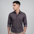 Print Brown Shirt : Ditto
