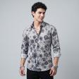 Print Gray Shirt : Ditto