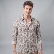 Print Gray Shirt : Party