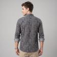 Print Blue Shirt : Party