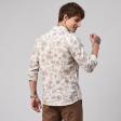 Print Cream Shirt : Party