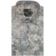 Print Green Shirt : Party