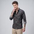 Print Black Shirt : Party