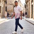 Combination Peach Shirt : Ditto