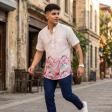 Combination Peach Shirt : Ditto