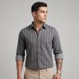 Stripes Gray Shirt : Ditto