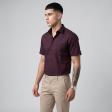 Stripes Maroon Shirt : Ditto