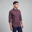 Checks Maroon Shirt : Ditto