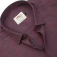 Checks Maroon Shirt : Ditto