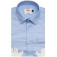 Print Light Blue Shirt : Ditto