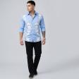 Print Light Blue Shirt : Ditto
