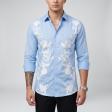 Print Light Blue Shirt : Ditto