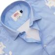 Print Light Blue Shirt : Ditto