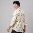 Print Cream Shirt : Party