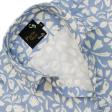 Print Blue Shirt : Party