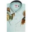 Handpainted Aqua Green Shirt : Ditto