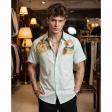 Handpainted Aqua Green Shirt : Ditto