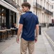 Handpainted Navy Blue Shirt : Ditto
