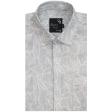 Print Gray Shirt : Party