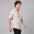 Print Cream Shirt : Party