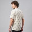 Print Cream Shirt : Party