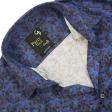 Print Blue Shirt : Party