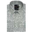 Print Light Green Shirt : Party
