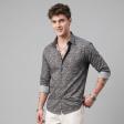 Print Gray Shirt : Party