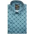 Print Green Shirt : Party