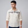 Combination Cream Shirt : Ditto